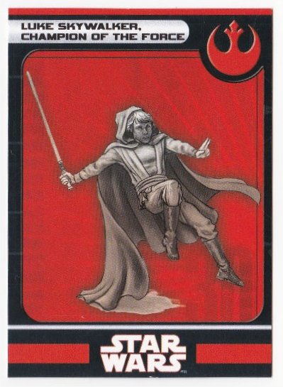 #11 Luke Skywalker, Champion of the Force - Very Rare
