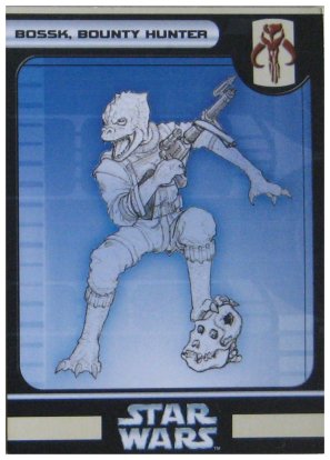 #21 Bossk, Bounty Hunter - Rare