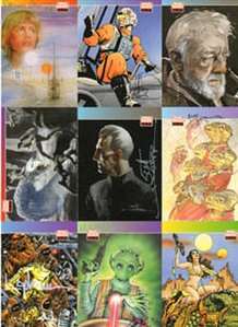 9 card uncut sheet
