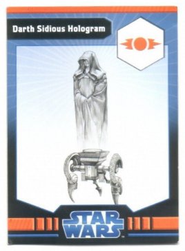 #1  Darth Sidious Hologram - Very Rare