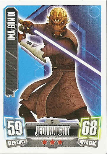 Carta de Jogo: Yoda (Star Wars Force Attax(Serie 3: Movie