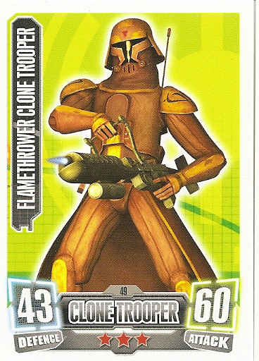 Clone Trooper Blackout #031 Force Attax Serie 2 