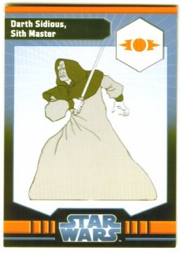 #7  Darth Sidious, Sith Master - Rare