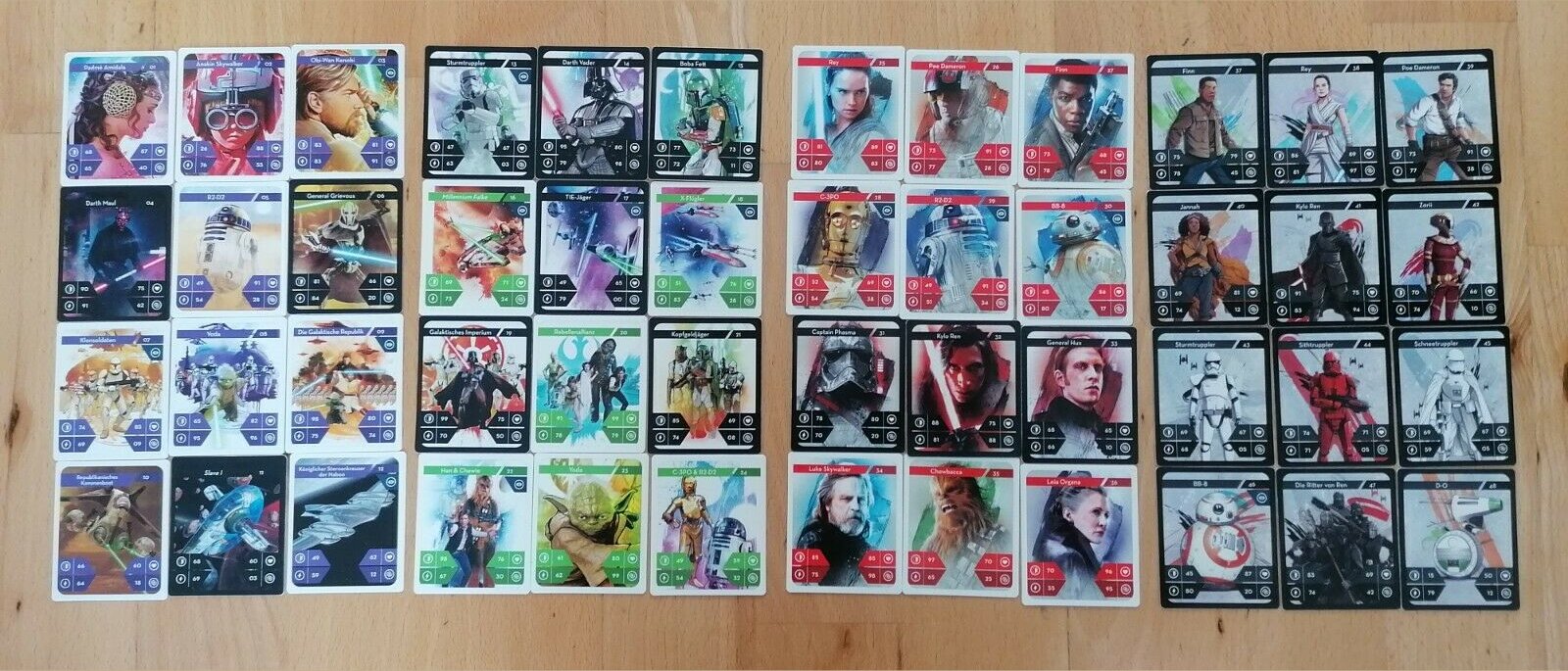STAR WARS Vending machine tattoo sticker set Disney//lucas complete set of 10