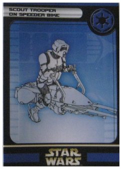 #34 Scout Trooper on Speeder Bike - Very Rare