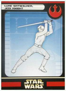 #9  Luke Skywalker, Jedi Knight - Very Rare