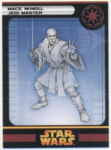 #13 Mace Windu, Jedi Master - Very Rare