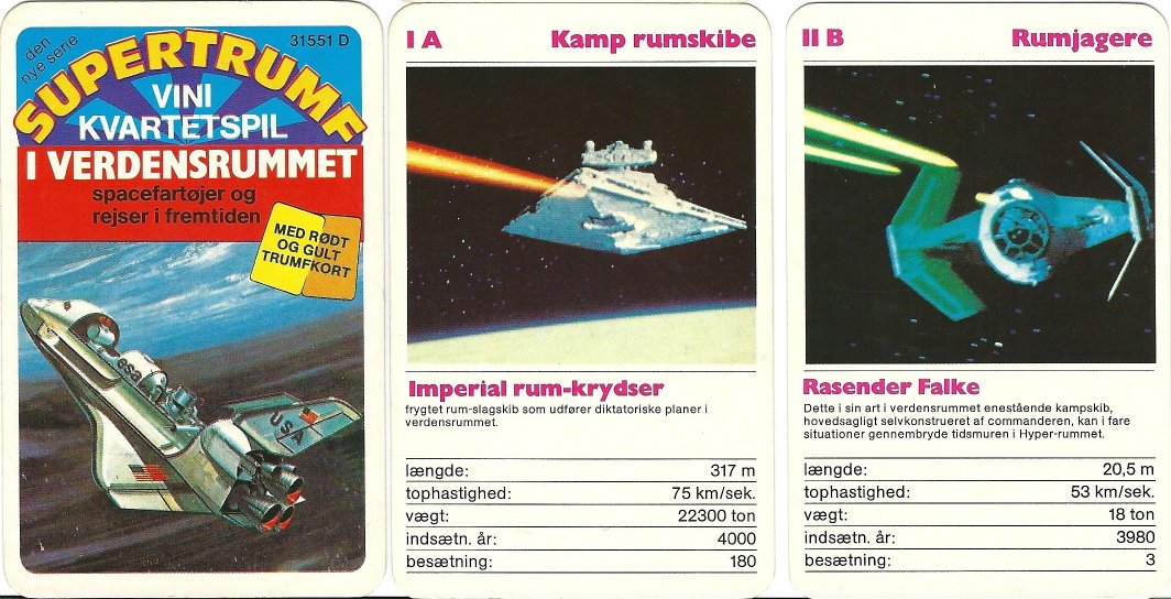 Top Trumps Star Wars Space Ships Card Game 