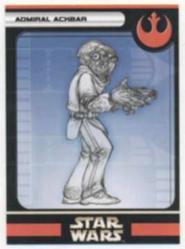 #43 Admiral Ackbar - Very Rare