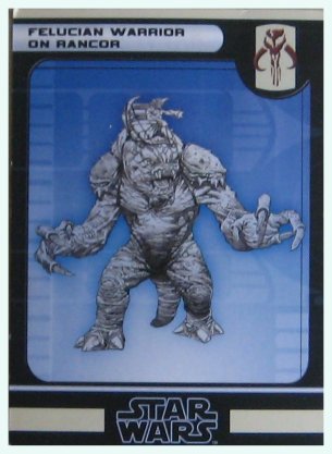 #50 Felucian Warrior on Rancor - HUGE - Very Rare